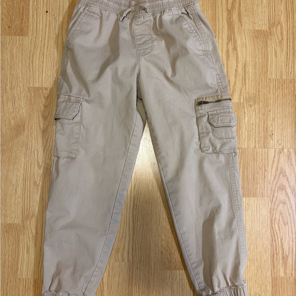 Sonoma Kids Light Tan Joggers Uniform Khakis